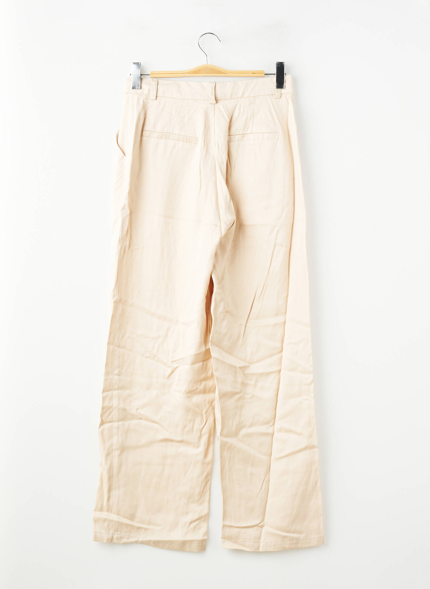 Pantalon drept bej VILA ROUGE femeie