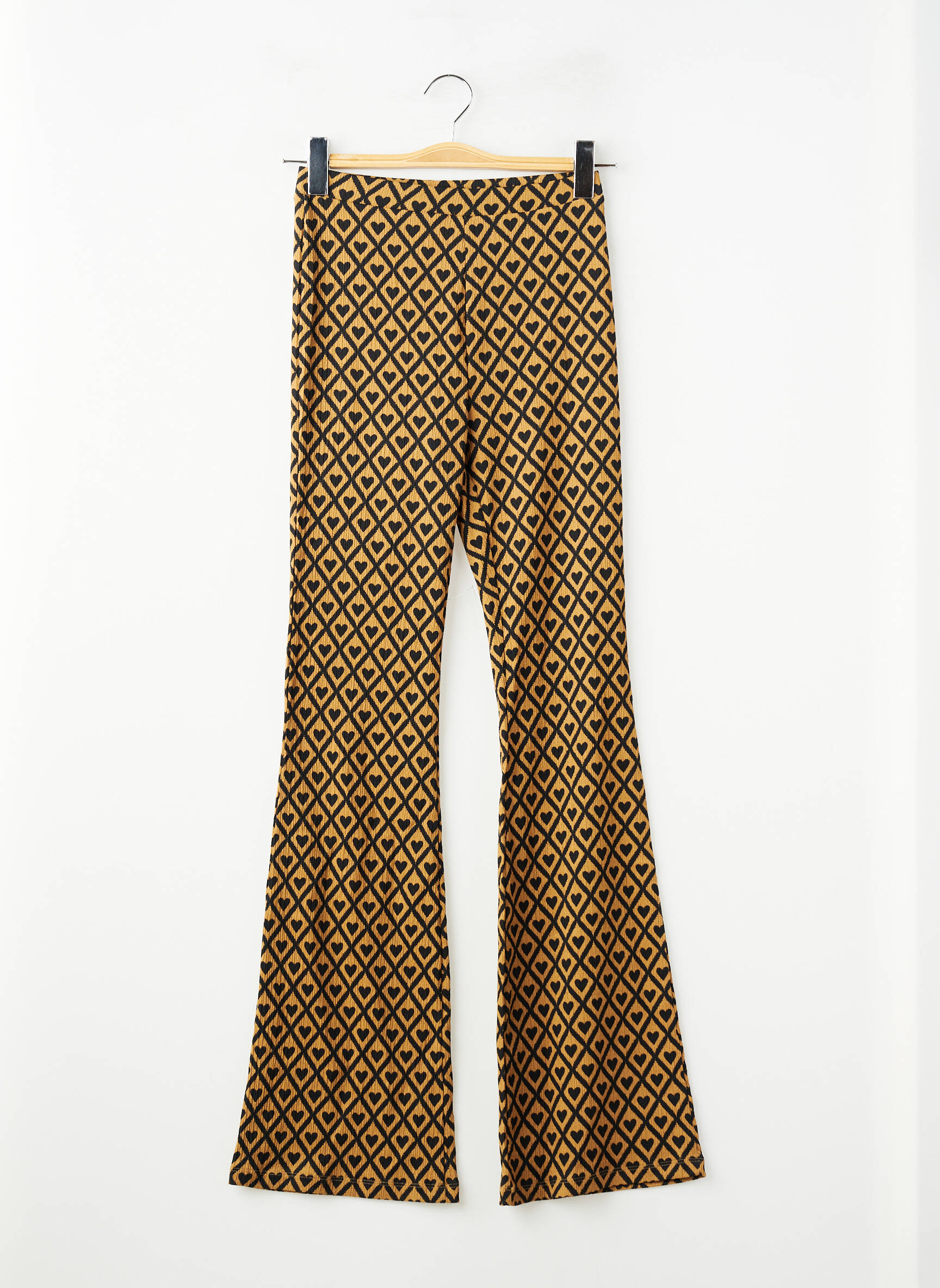 Pantalon evazat maro ONLY femeie