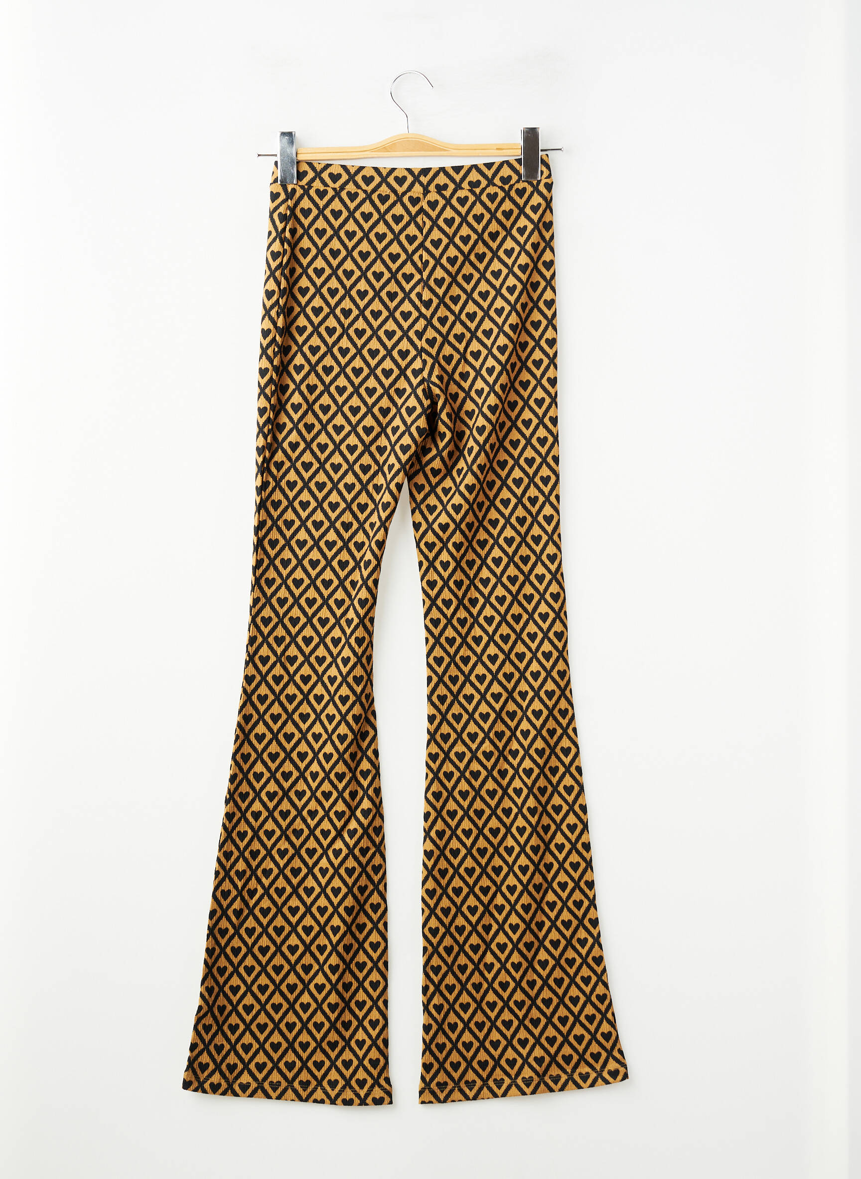 Pantalon evazat maro ONLY femeie