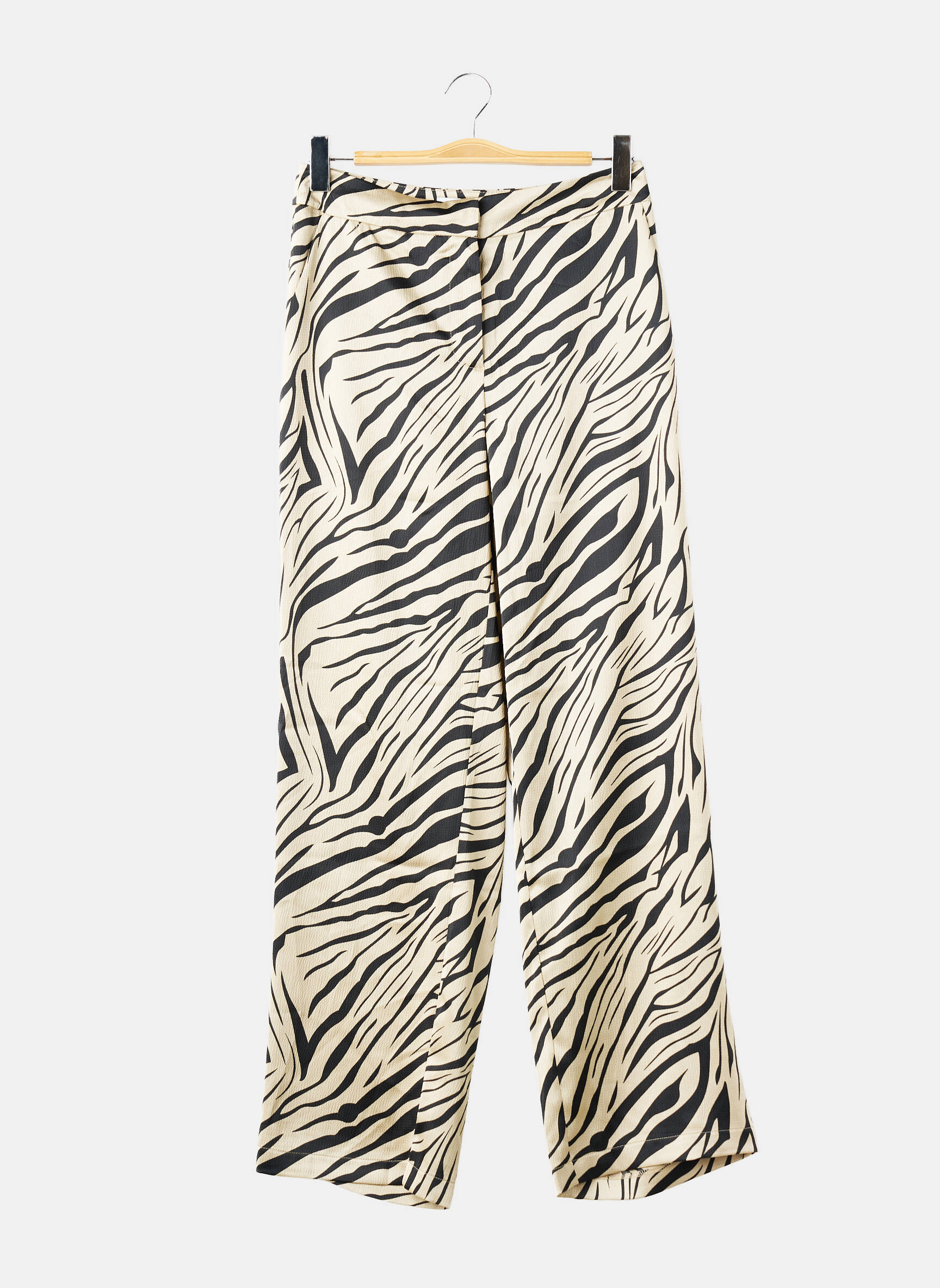 Pantalon drept croială dreaptă bej VILA femeie