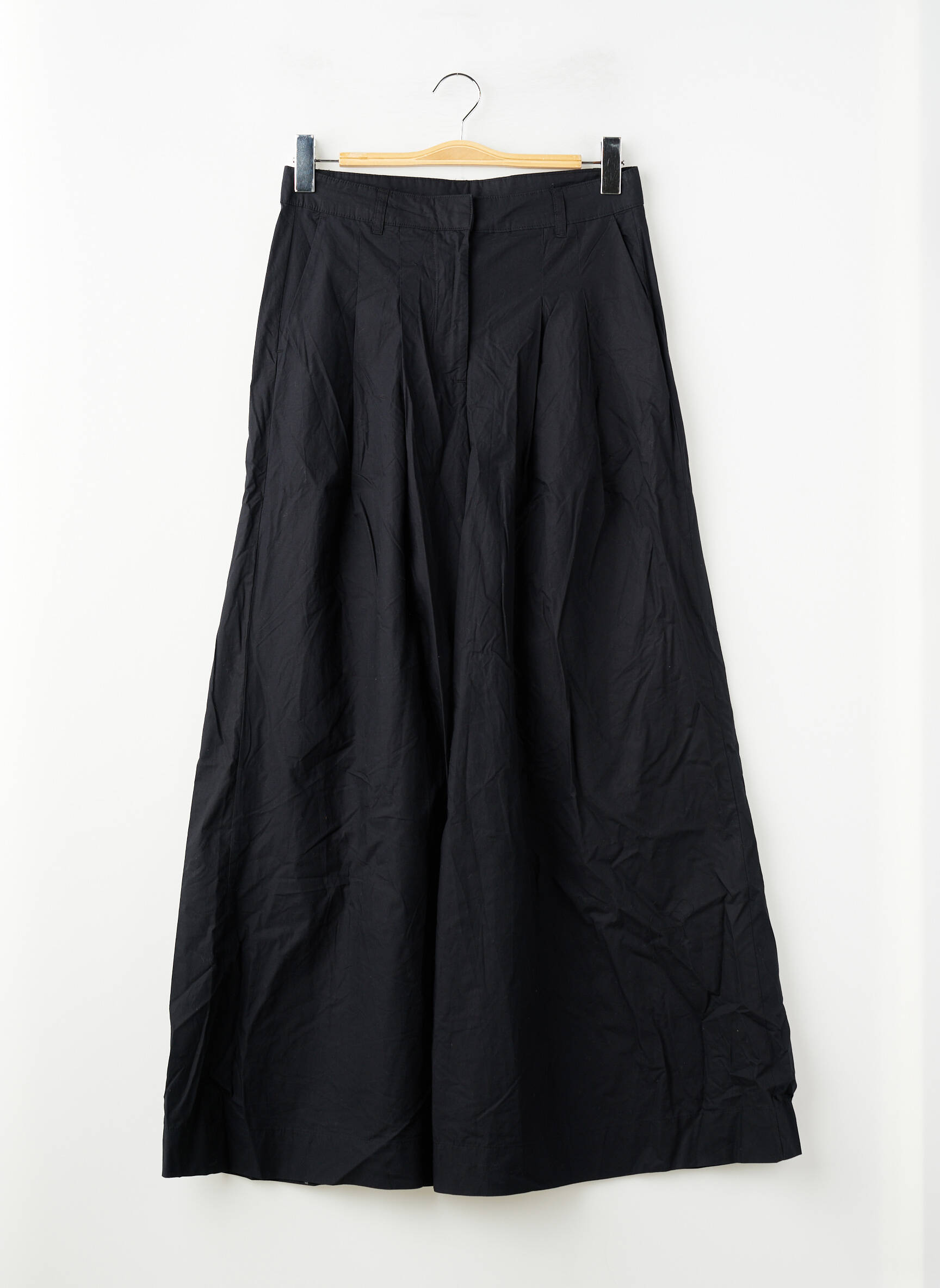 Pantalon larg negru VERO MODA femeie