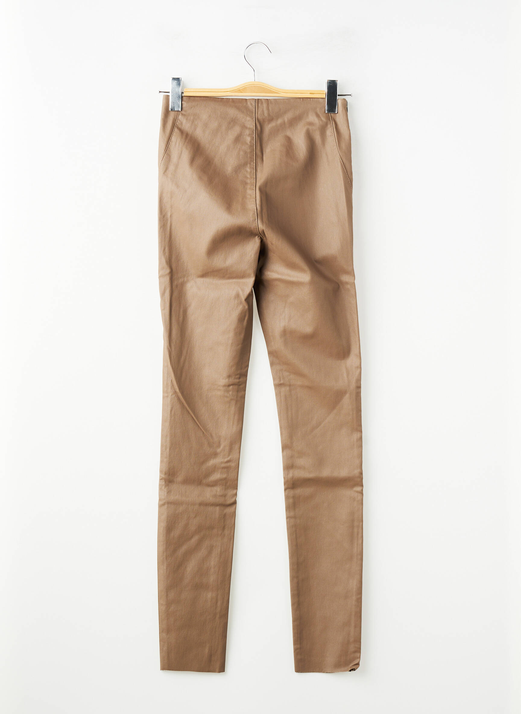 Pantalon slim conic mărime normală maro OBJECT femeie