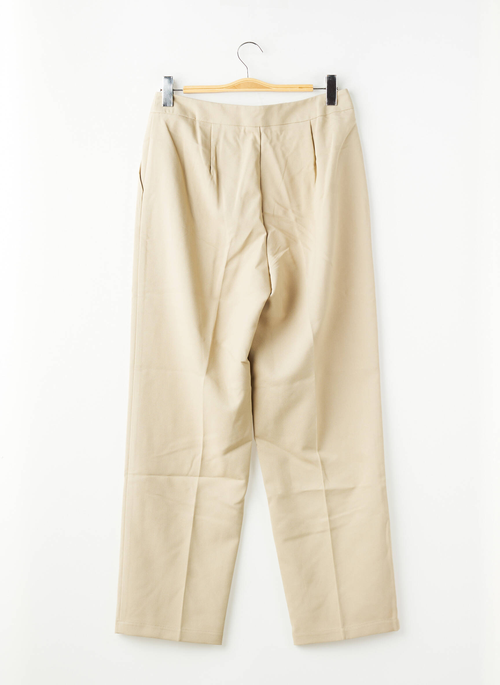 Pantalon larg bej ONLY femeie