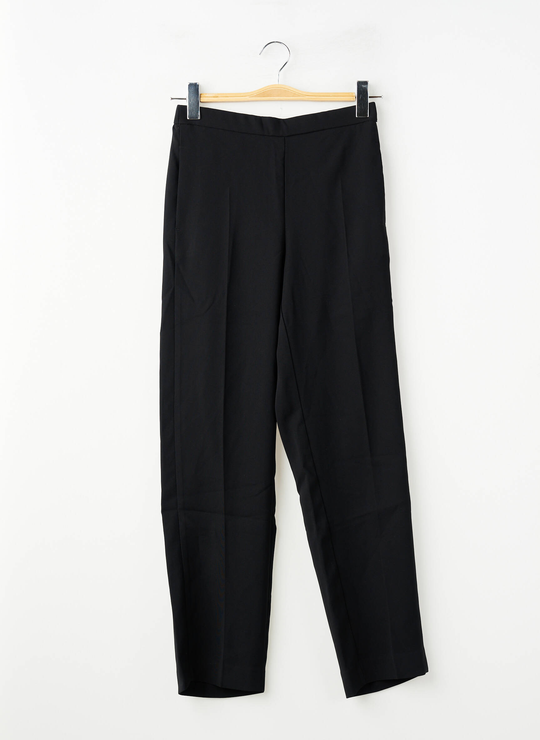 Pantalon drept negru MANGO femeie