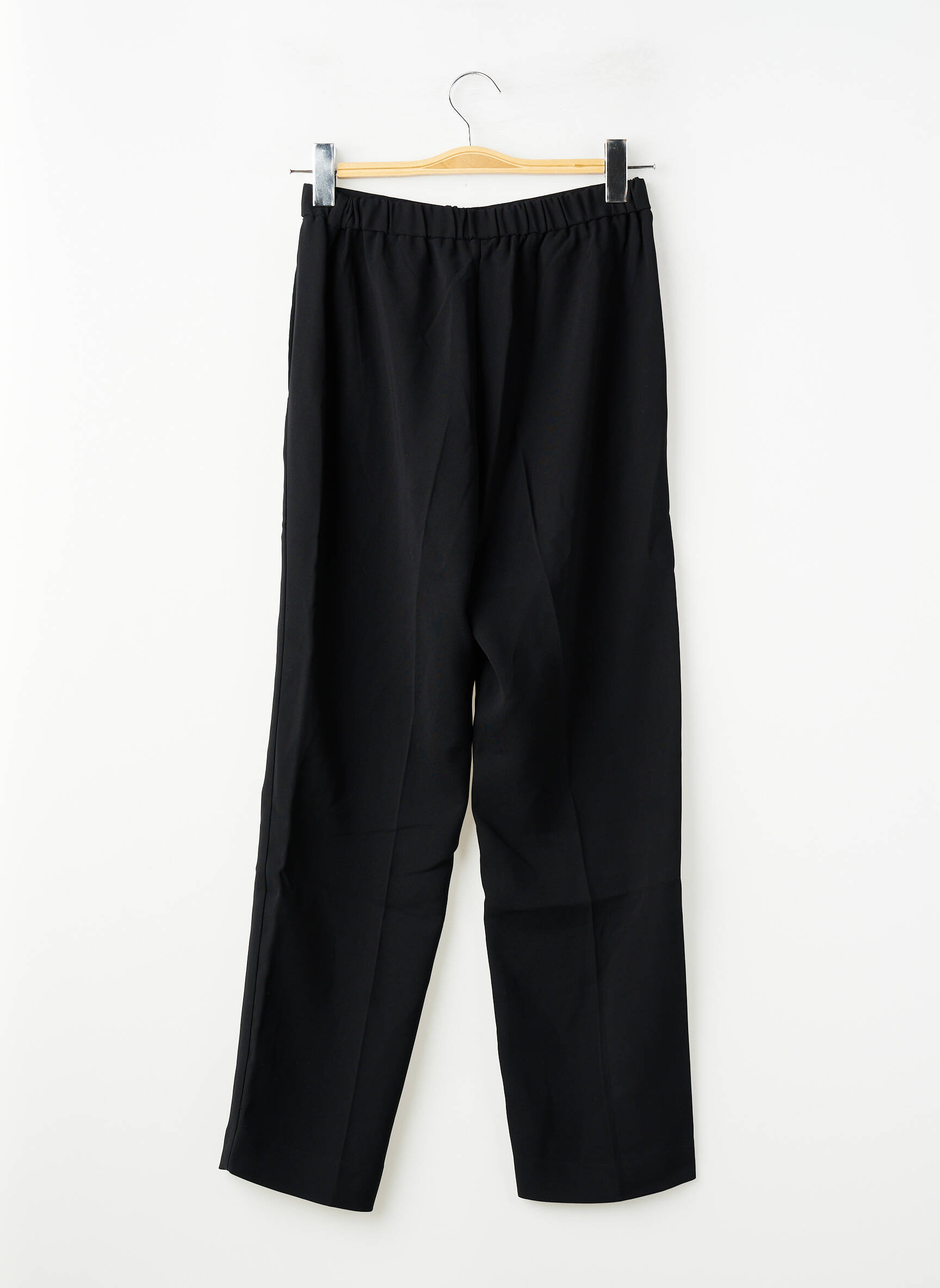Pantalon drept negru MANGO femeie