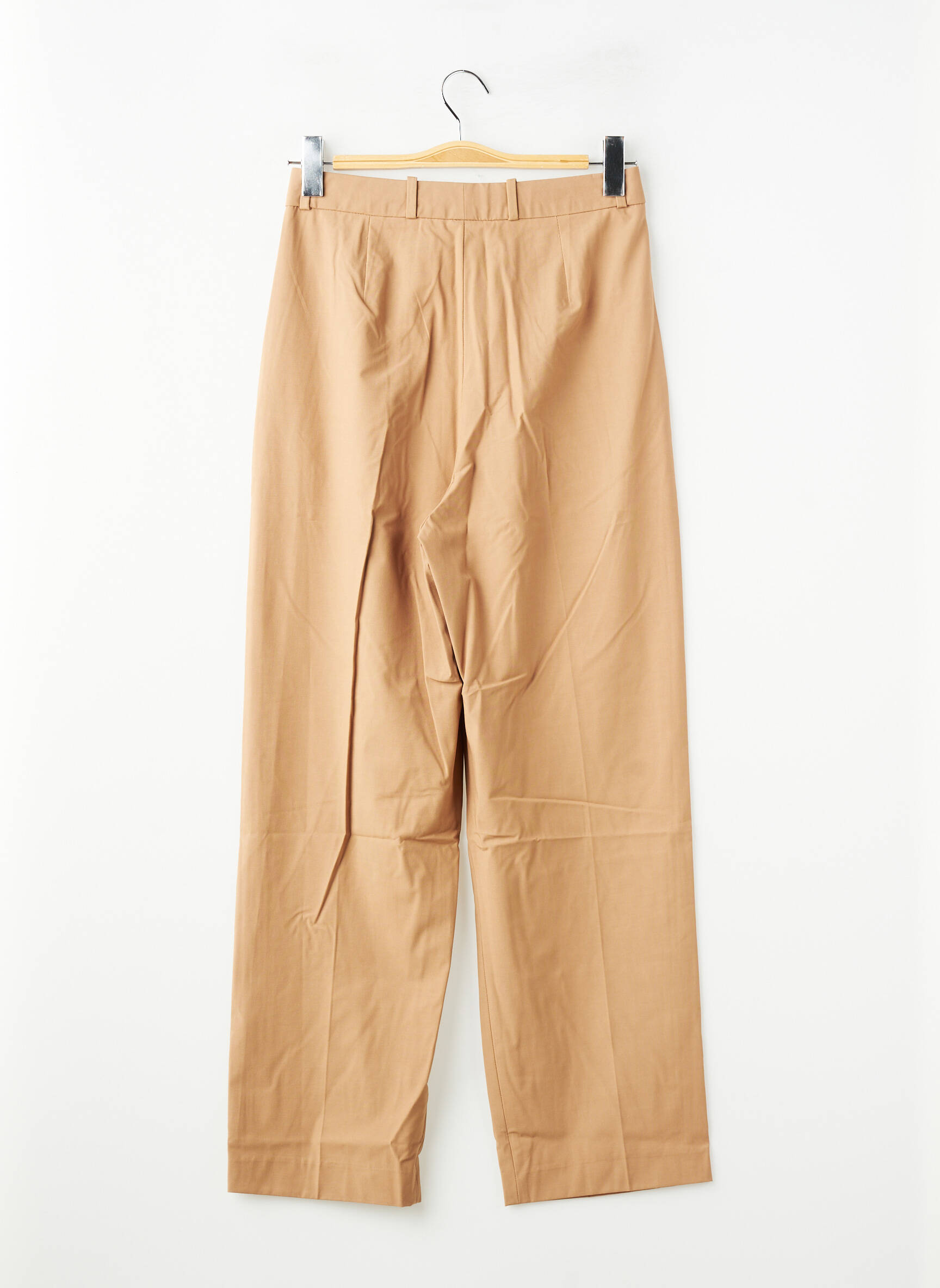 Pantalon drept maro MANGO femeie