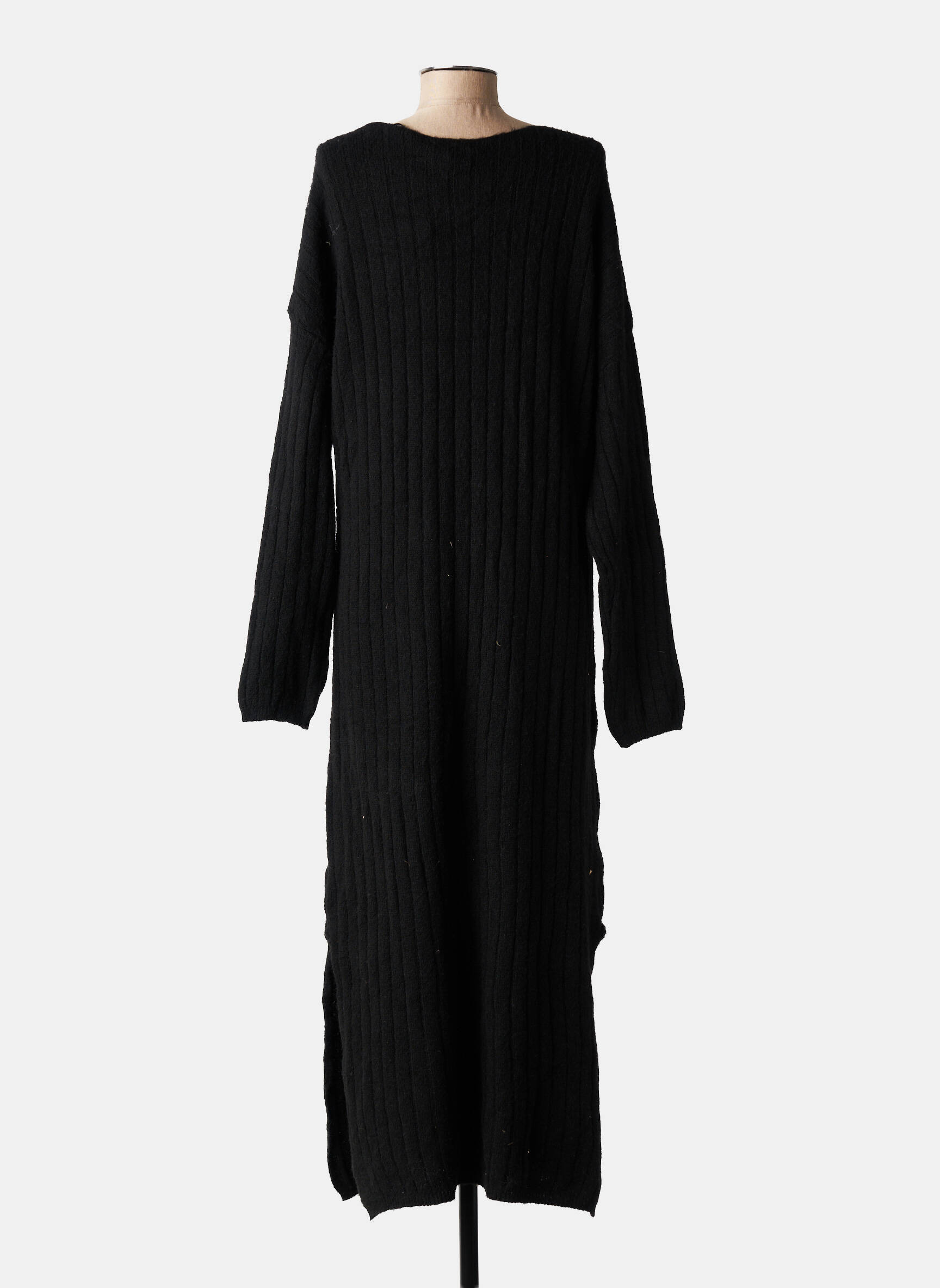 Rochie pulover negru ASTRID BLACK LABEL femeie