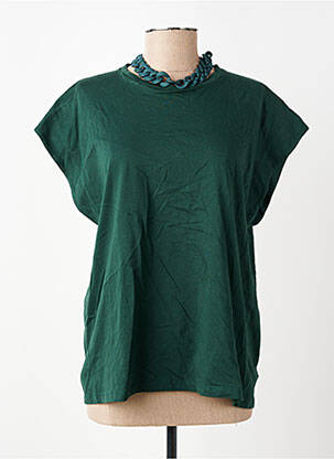 Tricou verde PLEASE femeie