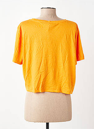 Tricou mâneci scurte mâneci scurte portocalie ONLY femeie