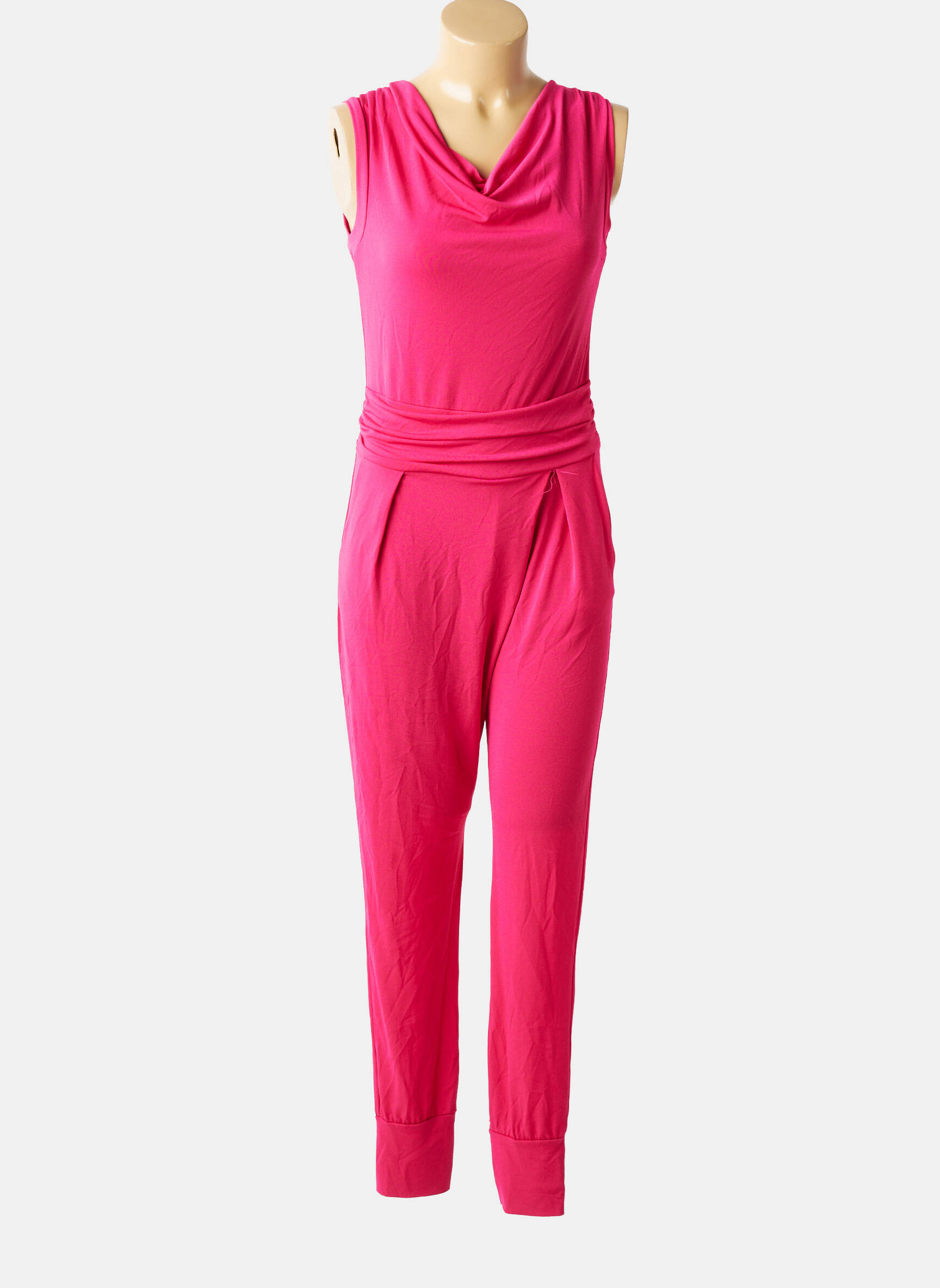 Salopetă-pantalon roz TERRA DI SIENA femeie