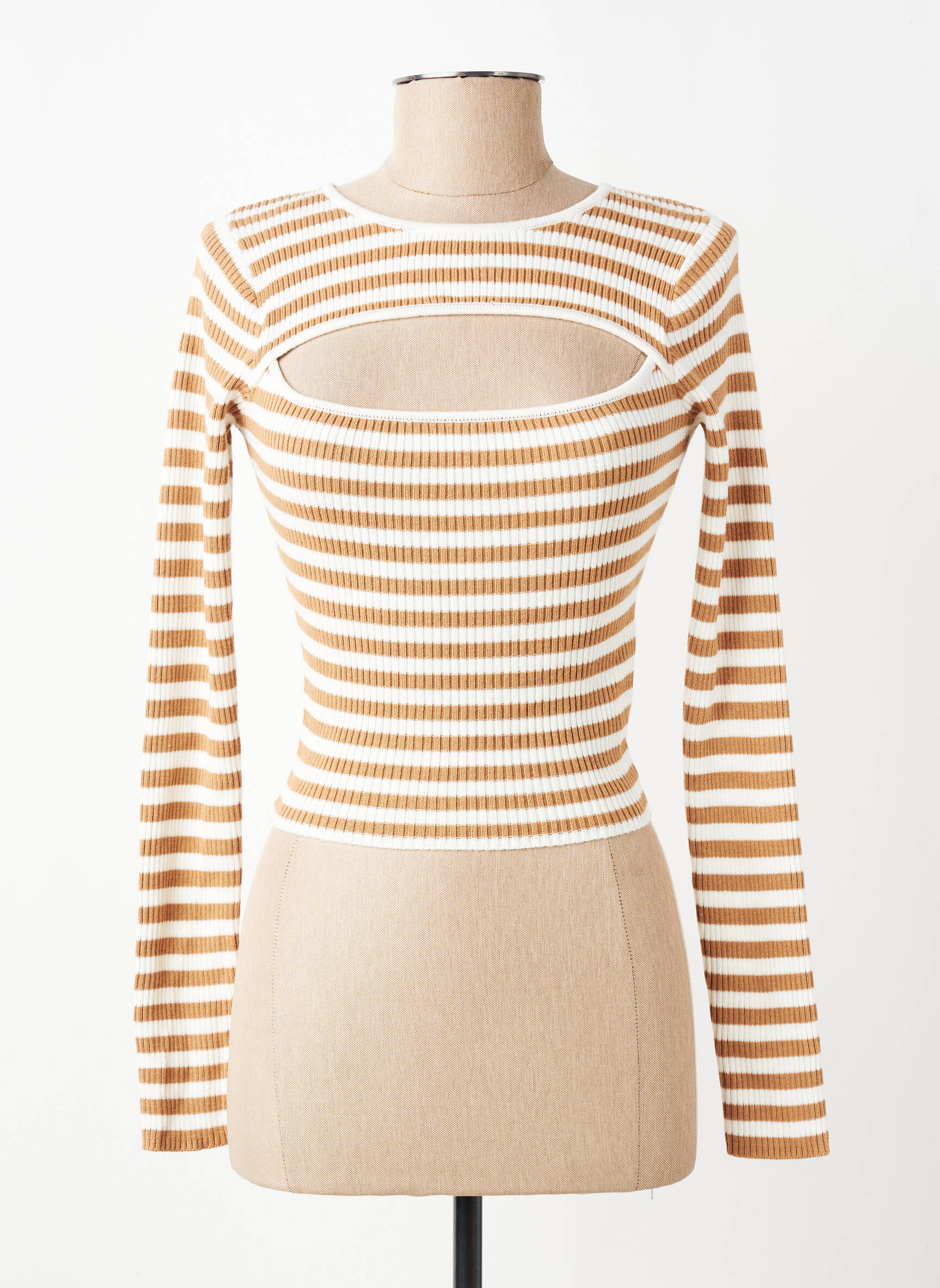 Tricou bej TALLY WEIJL femeie