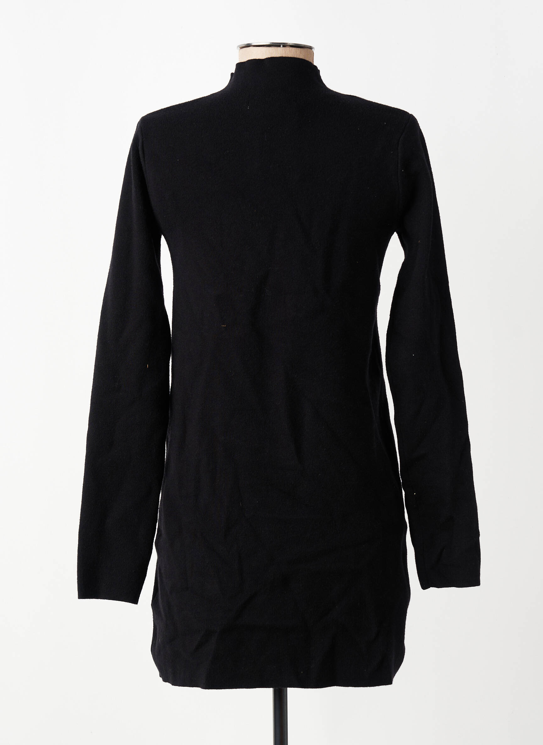 Rochie pulover negru MANGO femeie