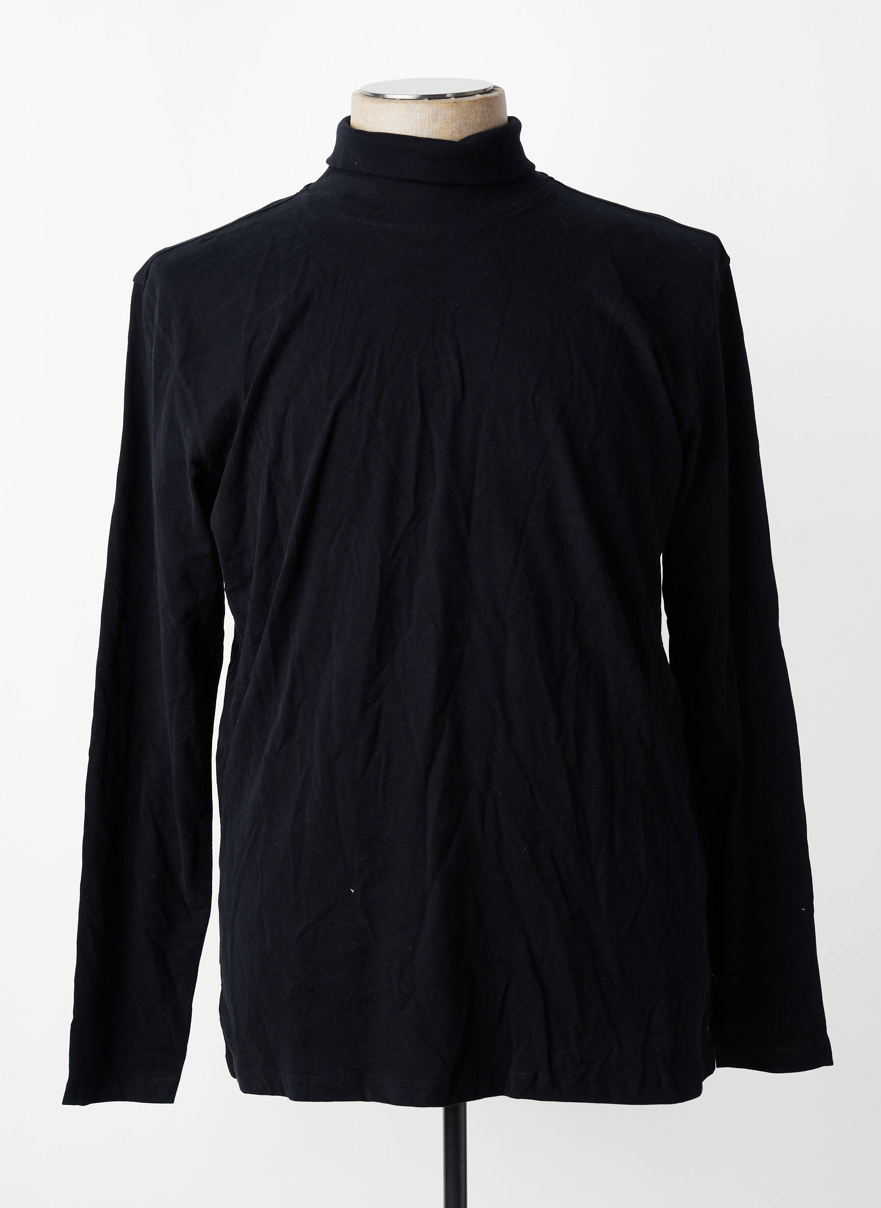Pulover cu guler înalt negru JACK & JONES bărbat
