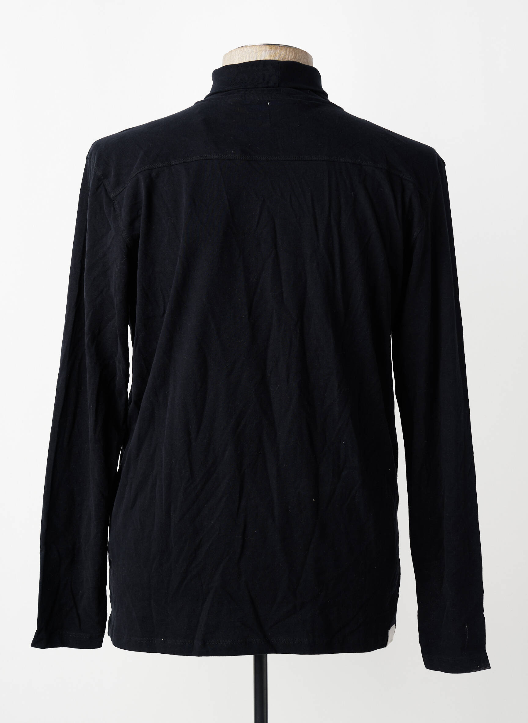 Pulover cu guler înalt negru JACK & JONES bărbat