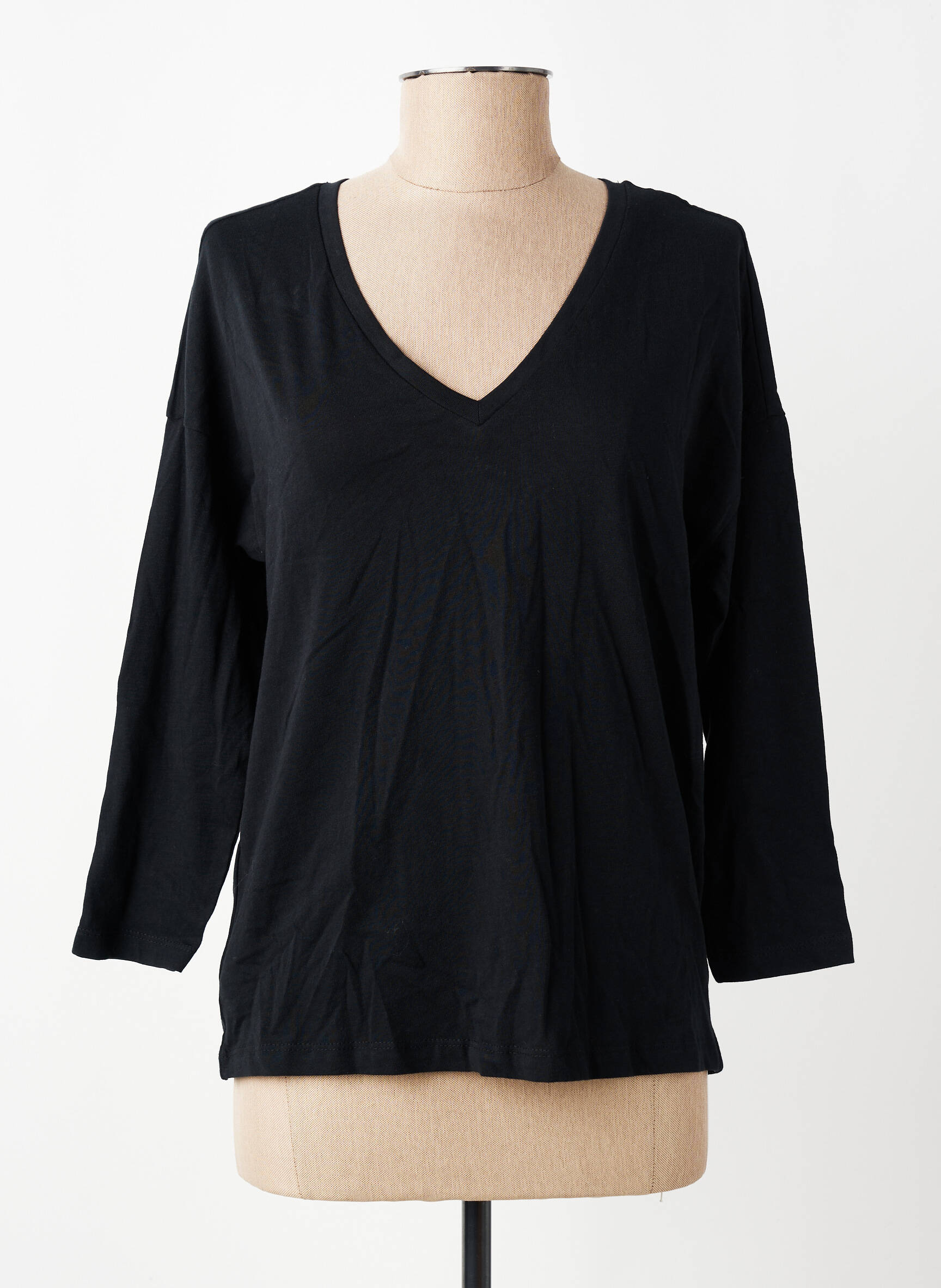 Tricou negru MANGO femeie