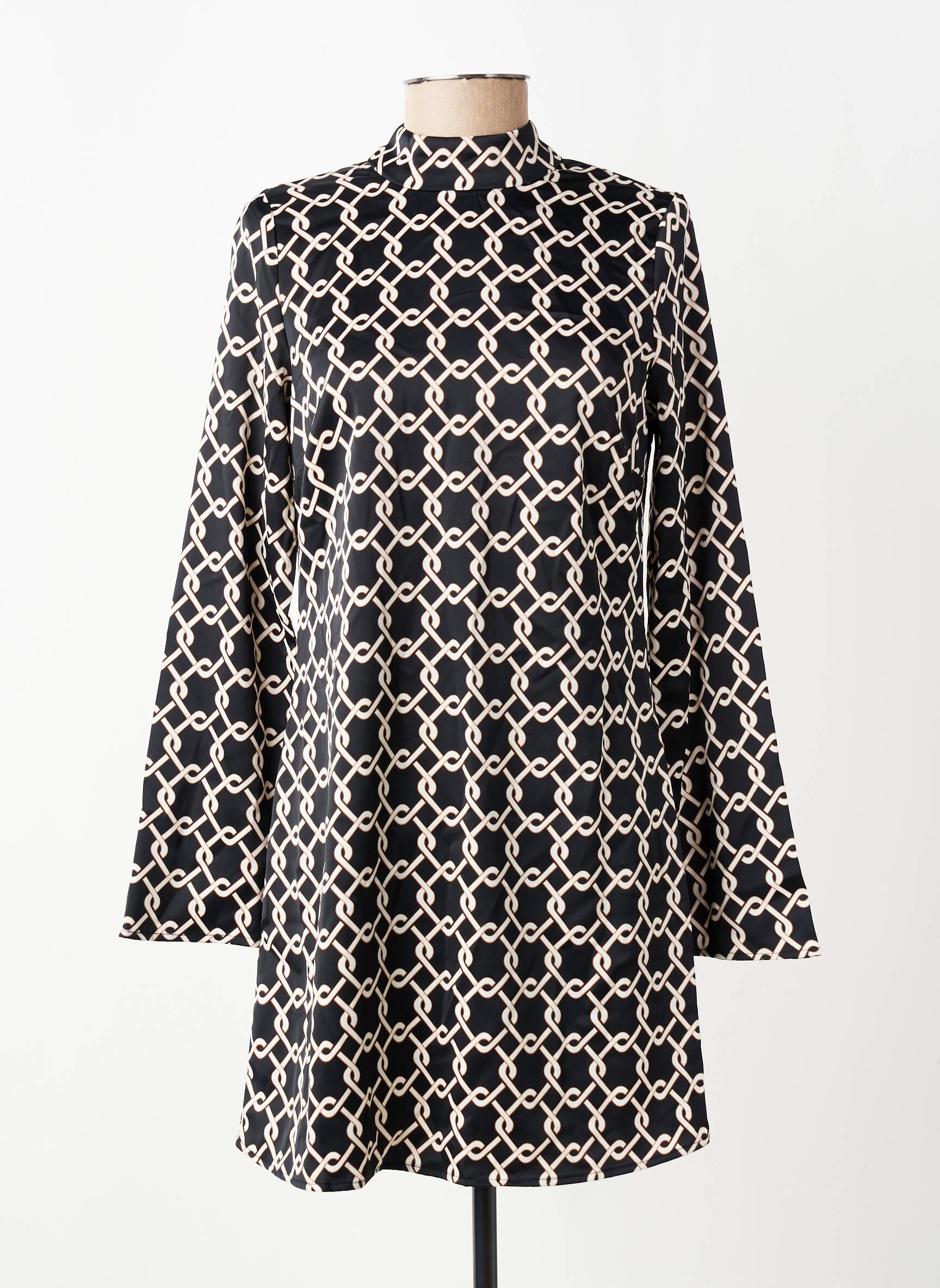 Rochie scurtă negru MANGO femeie