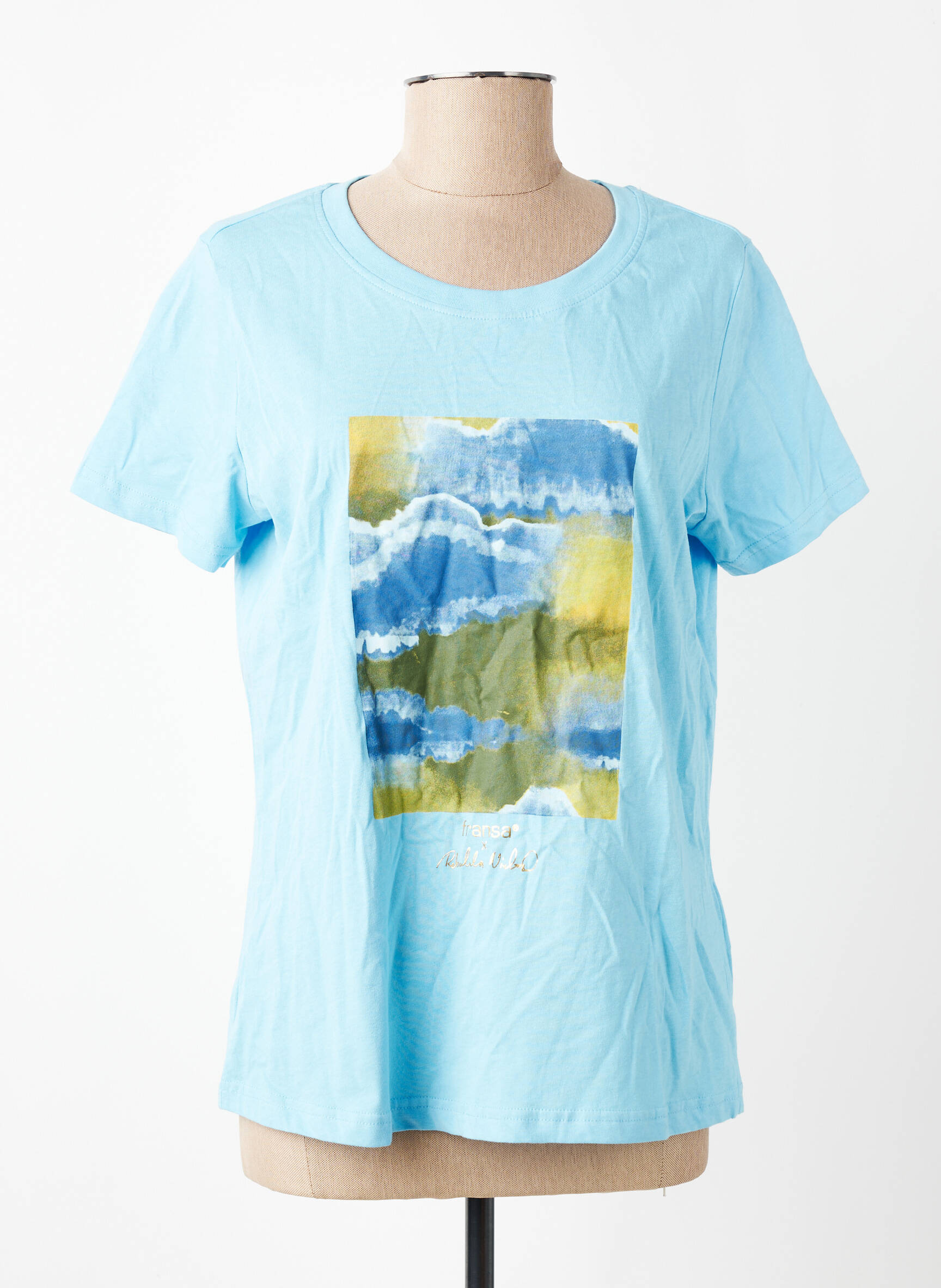 Tricou albastru FRANSA femeie