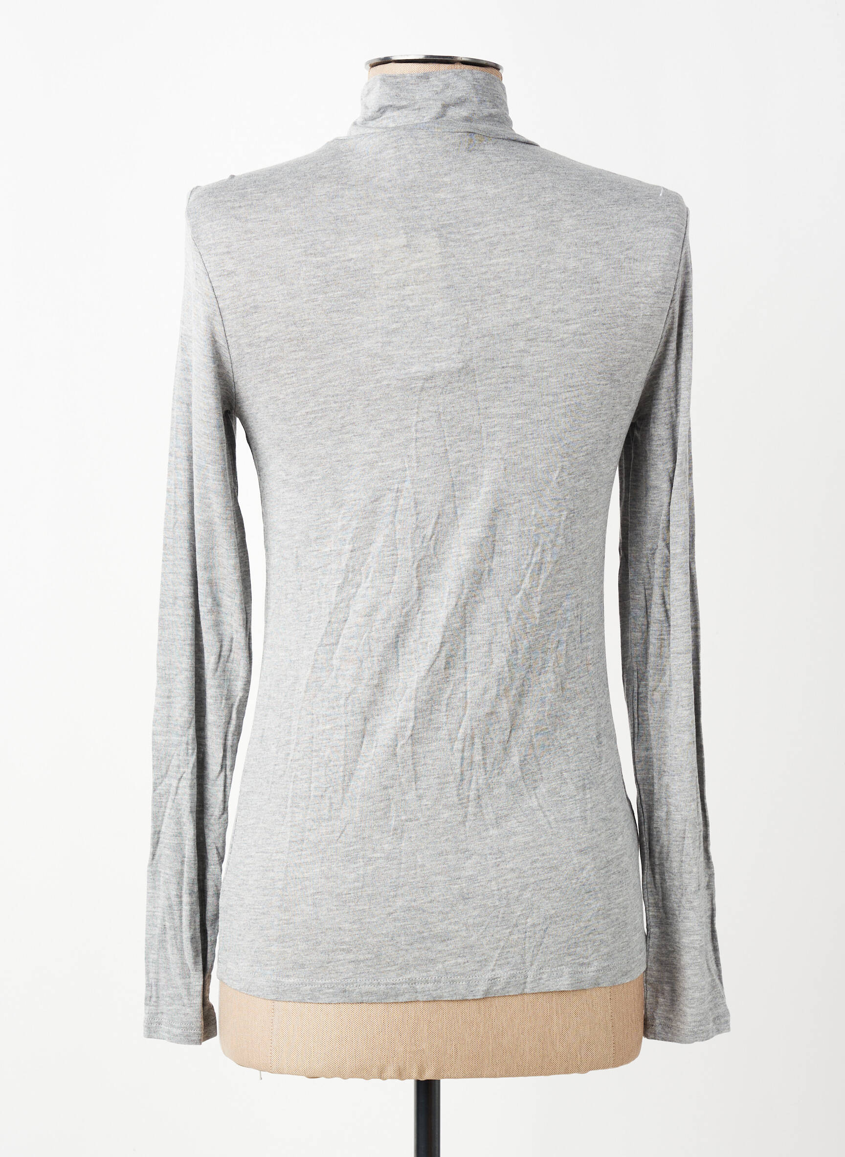 Tricou gri MANGO femeie