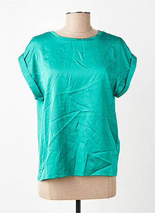 Tricou croială dreaptă verde VILA femeie