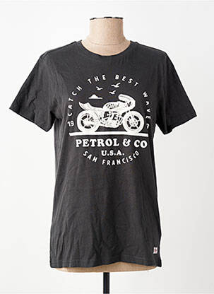 Tricou gri PETROL INDUSTRIES bărbat