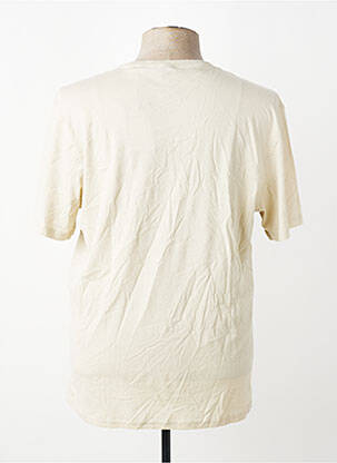 Tricou croială dreaptă mâneci scurte bej ONLY&SONS bărbat