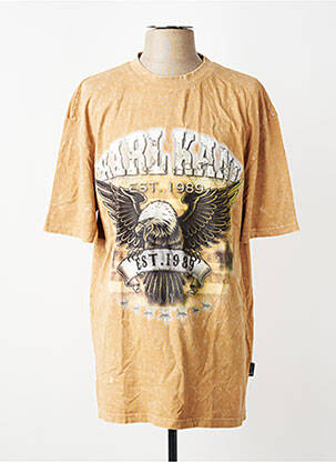 Tricou bej KARL KANI bărbat