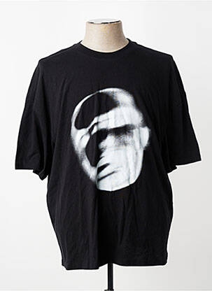 Tricou guler rotund mâneci scurte negru JACK & JONES bărbat