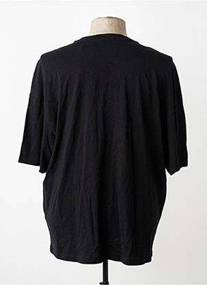 Tricou guler rotund mâneci scurte negru JACK & JONES bărbat