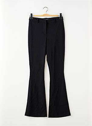 Pantalon evazat închidere cu fermoar sub clapetă cu cârlig negru VERO MODA femeie