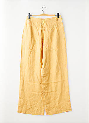 Pantalon larg portocalie MANGO femeie