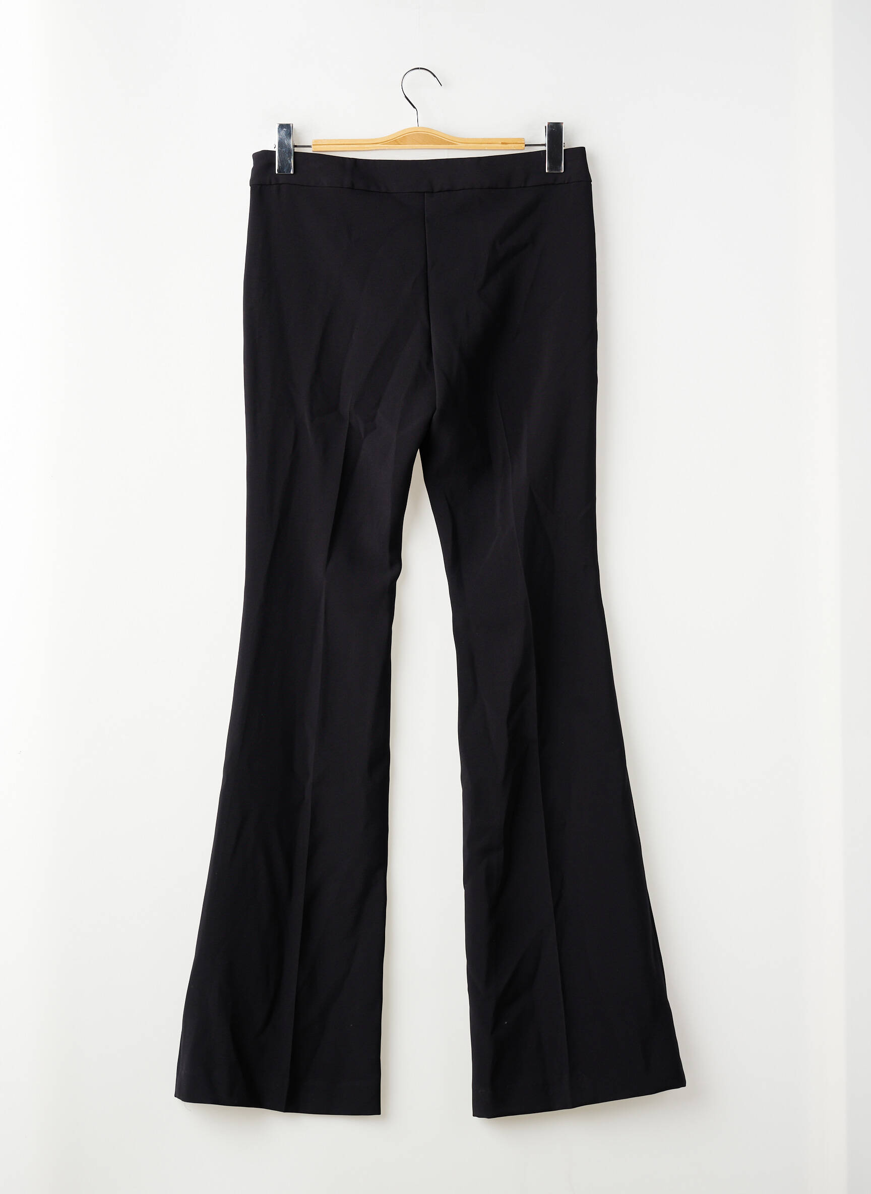Pantalon drept negru MANGO femeie