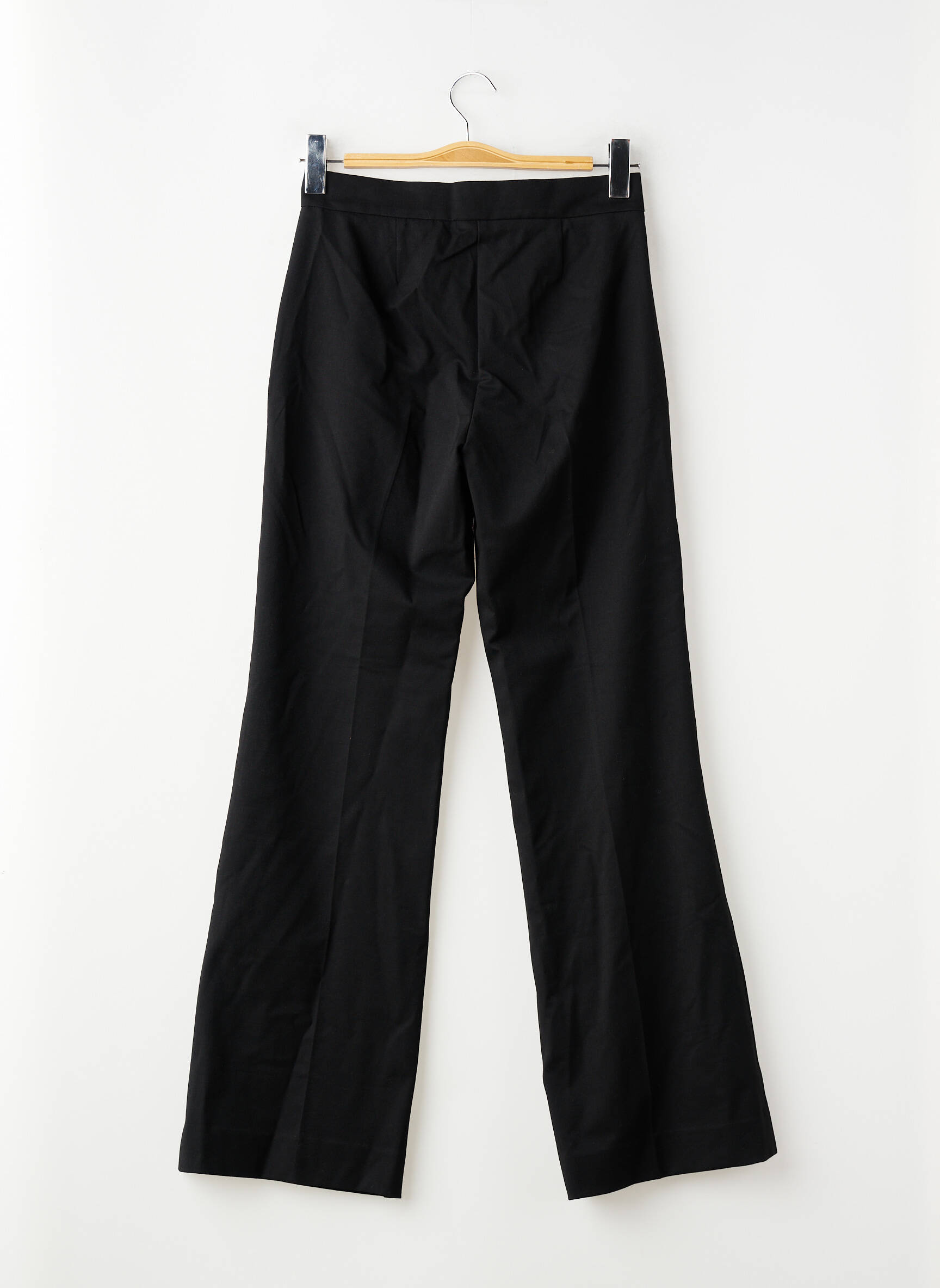 Pantalon drept negru MANGO femeie