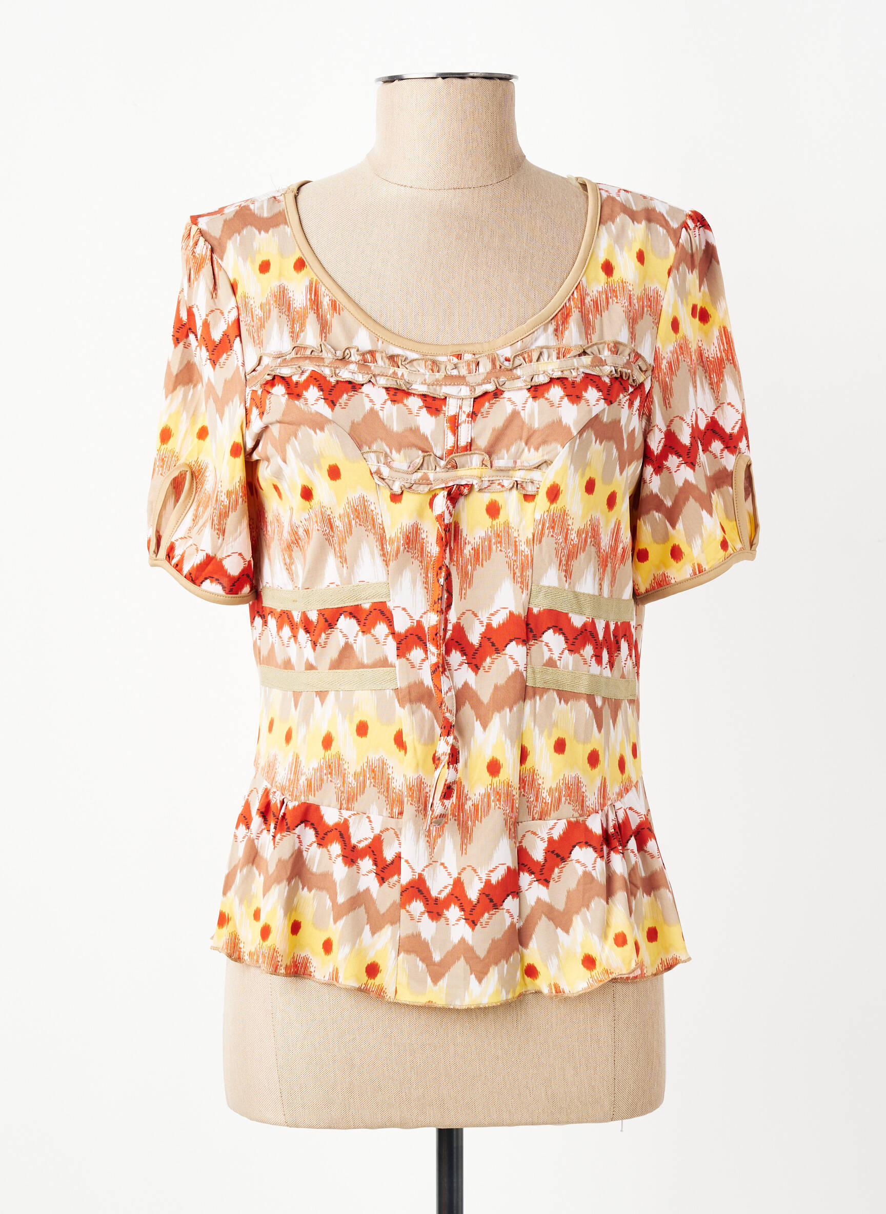 Tricou portocalie MULTIPLES femeie