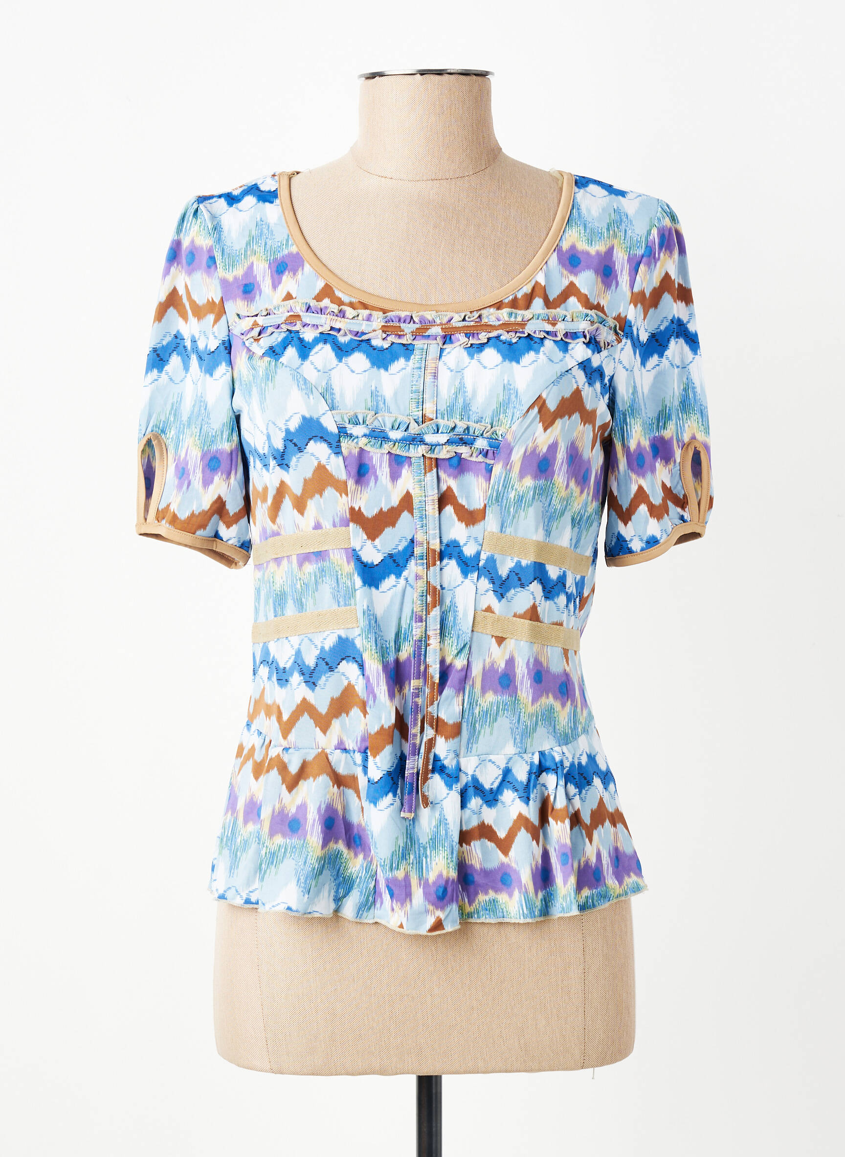 Tricou albastru MULTIPLES femeie