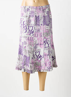 Fustă midi violet MULTIPLES femeie