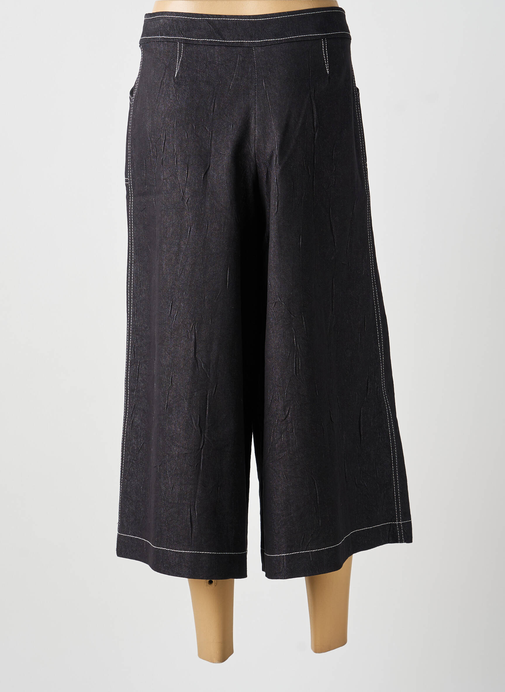 Pantalon 7/8 negru MULTIPLES femeie