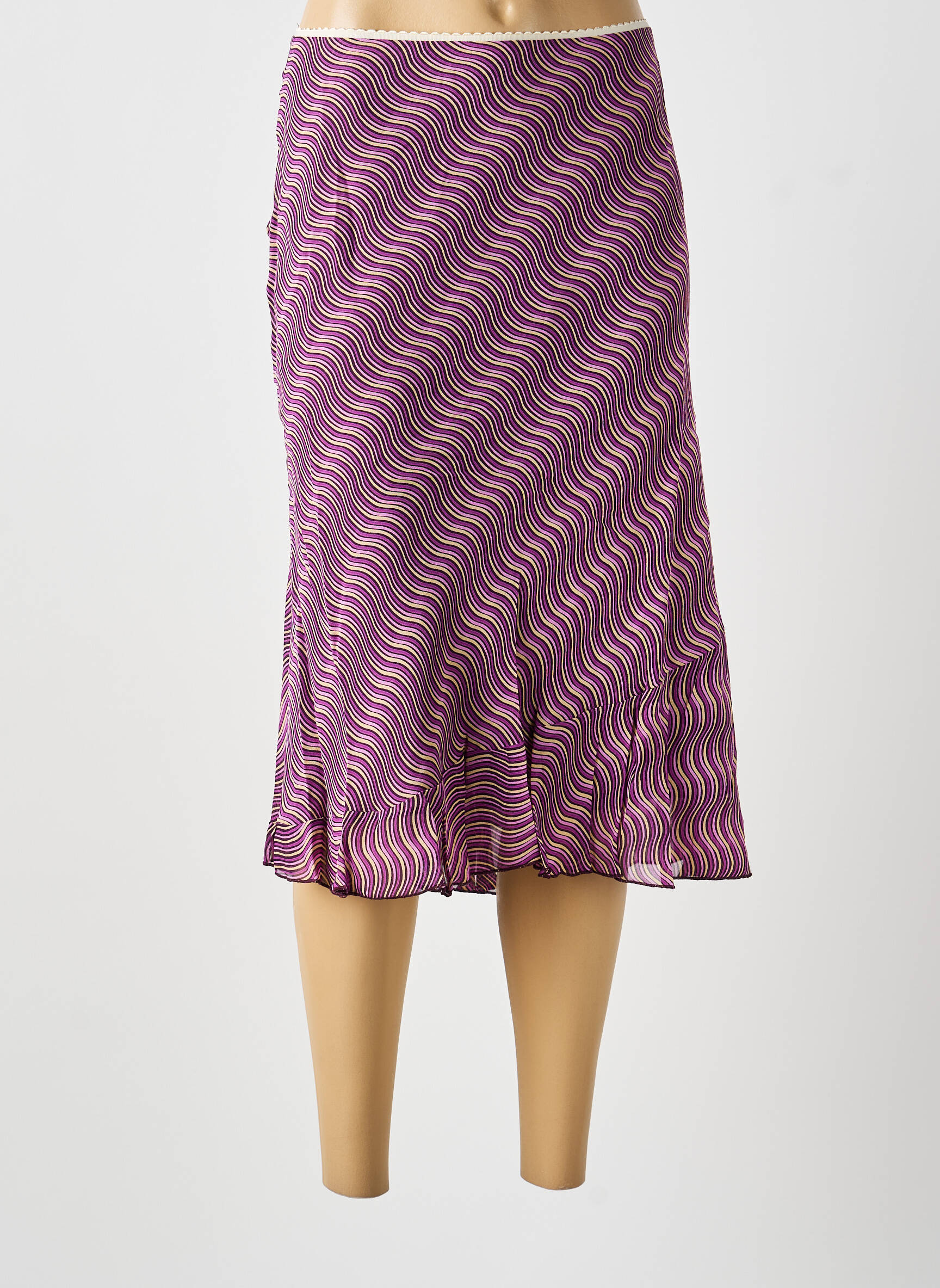 Fustă midi violet MULTIPLES femeie