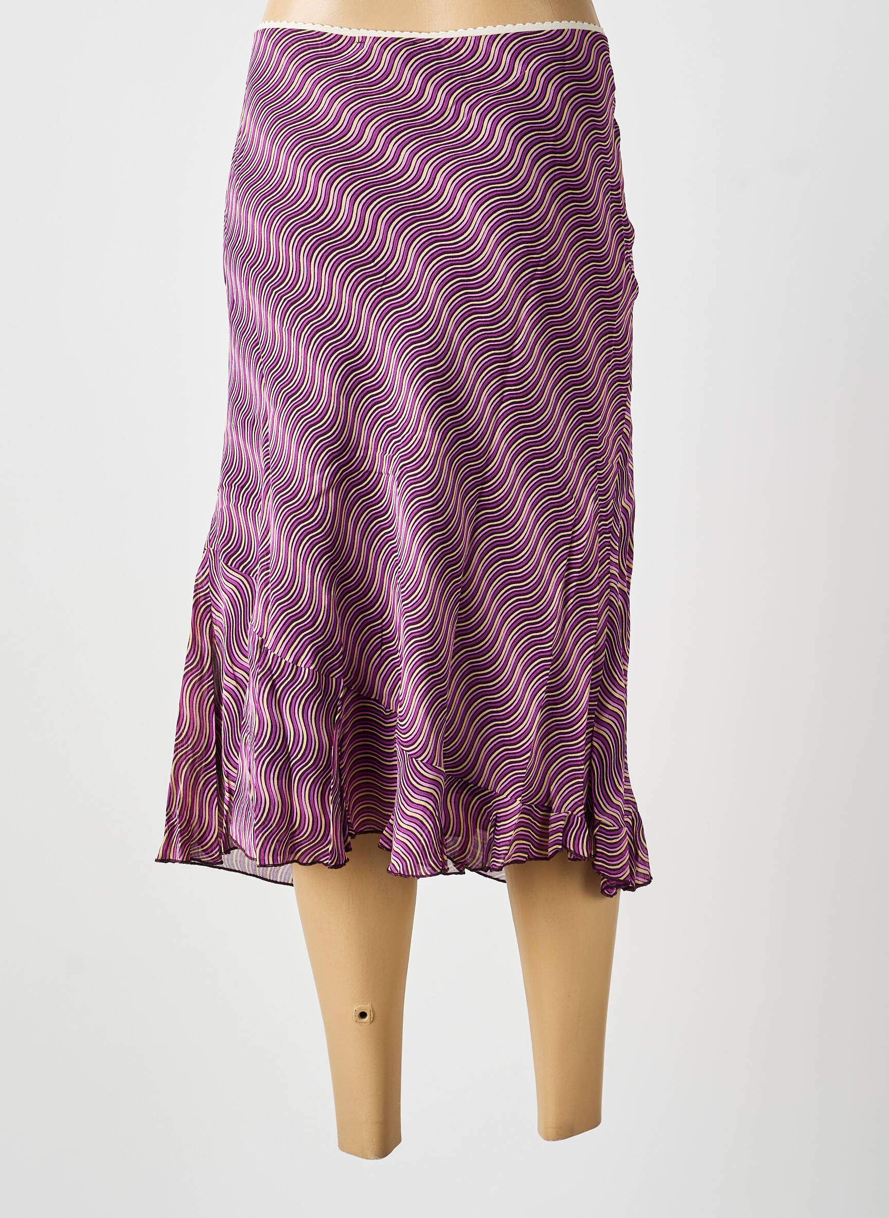 Fustă midi violet MULTIPLES femeie