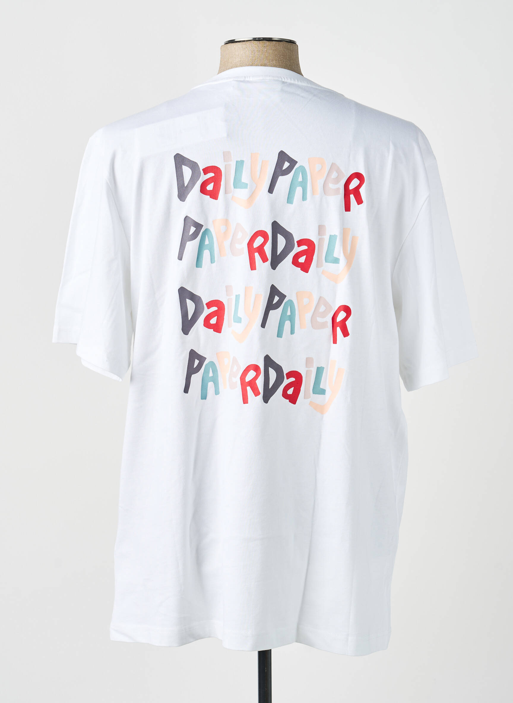 Tricou alb DAILY PAPER bărbat
