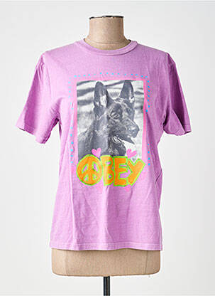 Tricou violet OBEY femeie