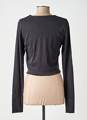 Top negru OBEY femeie