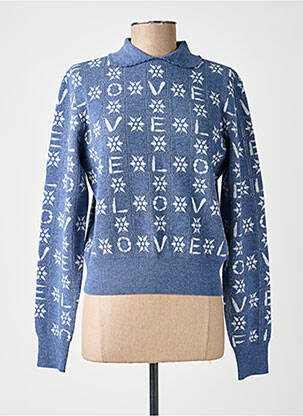 Pulover albastru MAISON LABICHE femeie