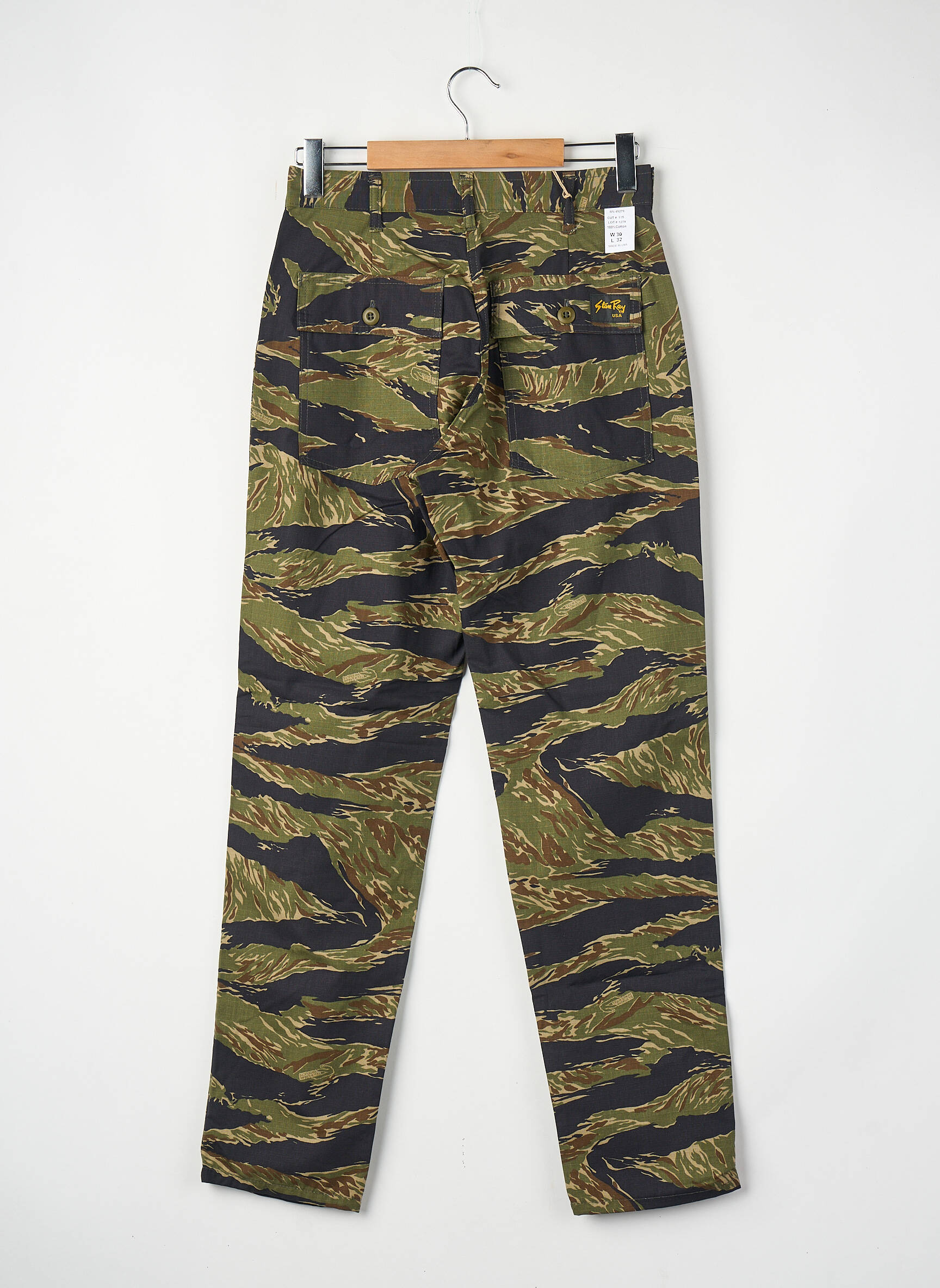 Pantalon drept verde STAN RAY bărbat