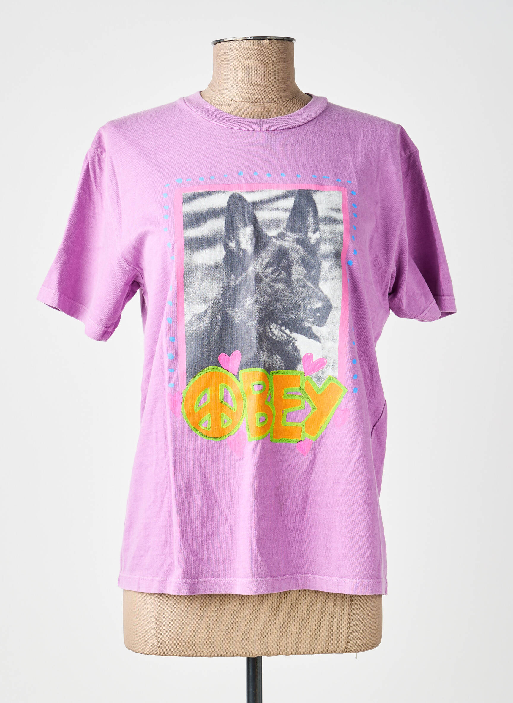 Tricou violet OBEY femeie