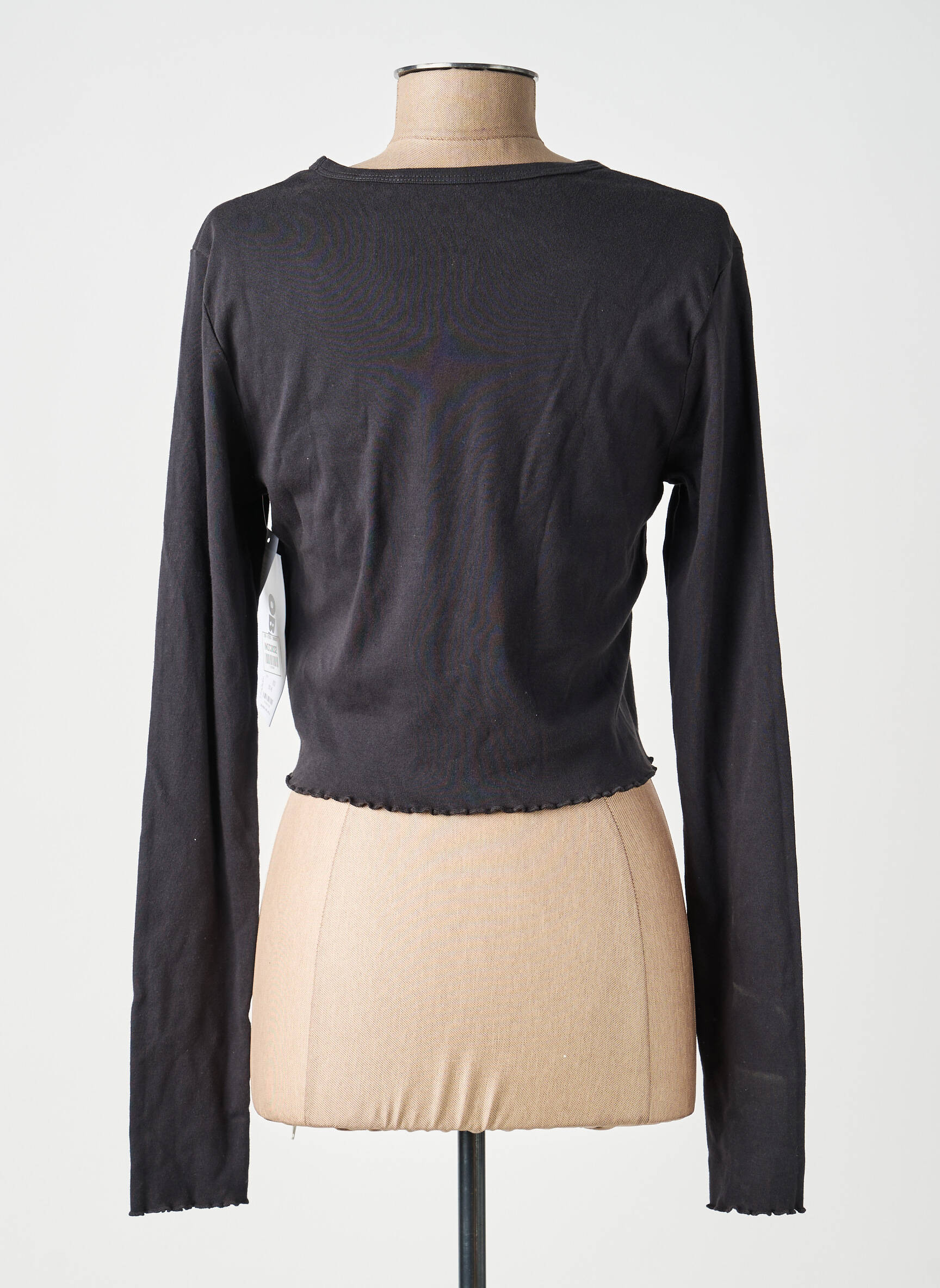 Top negru OBEY femeie