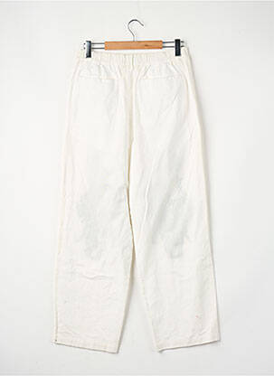 Pantalon drept alb OBEY femeie