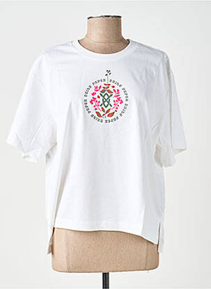 Tricou alb DAILY PAPER femeie