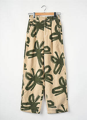Pantalon drept bej OBEY femeie