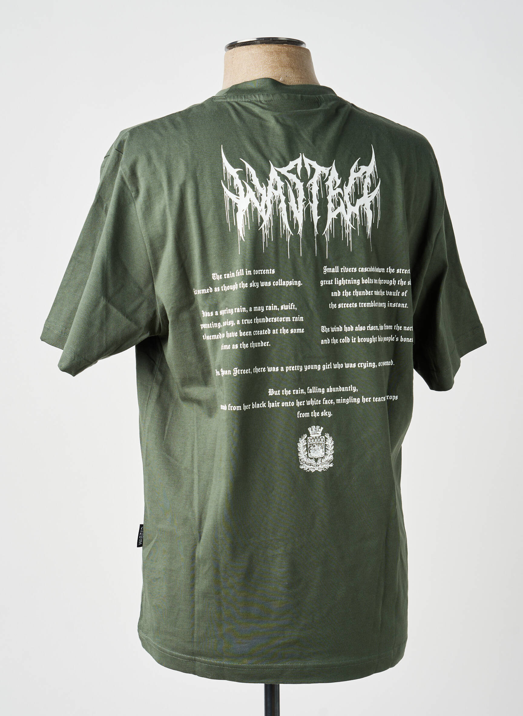Tricou verde WASTED PARIS bărbat