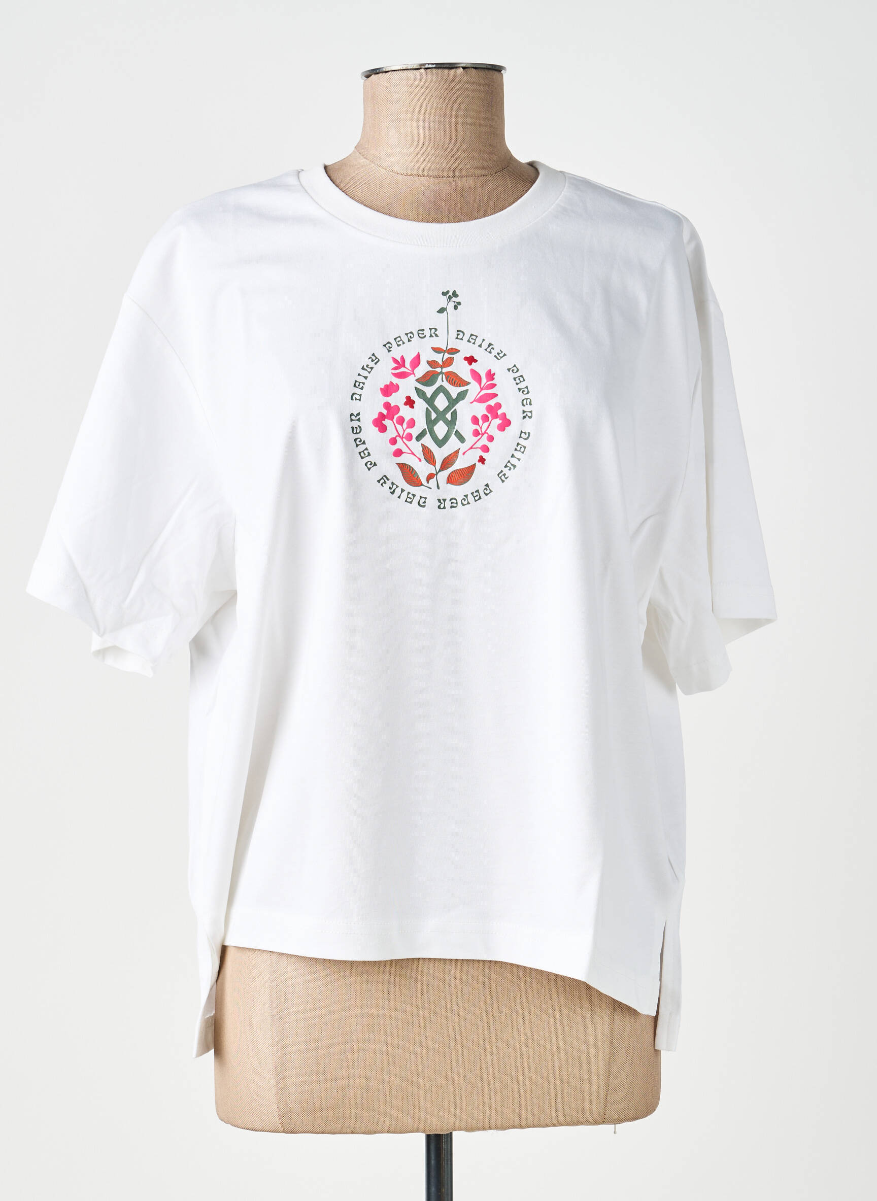Tricou alb DAILY PAPER femeie